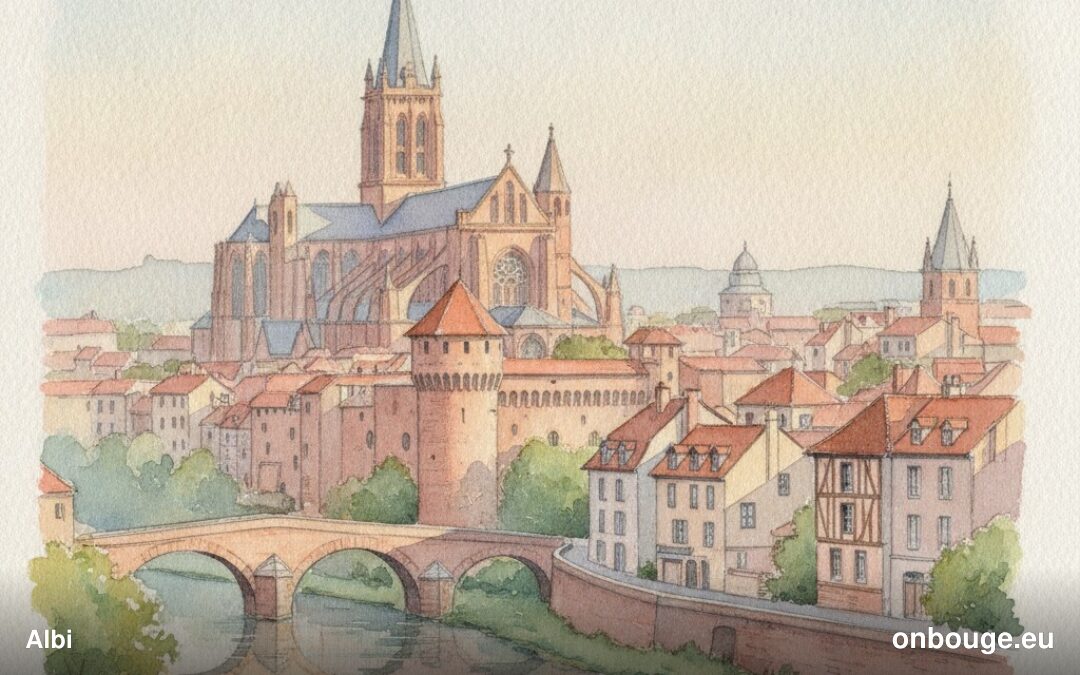 Aquarelle de Albi