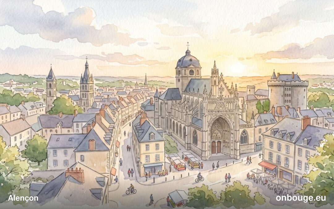 Aquarelle de Alençon