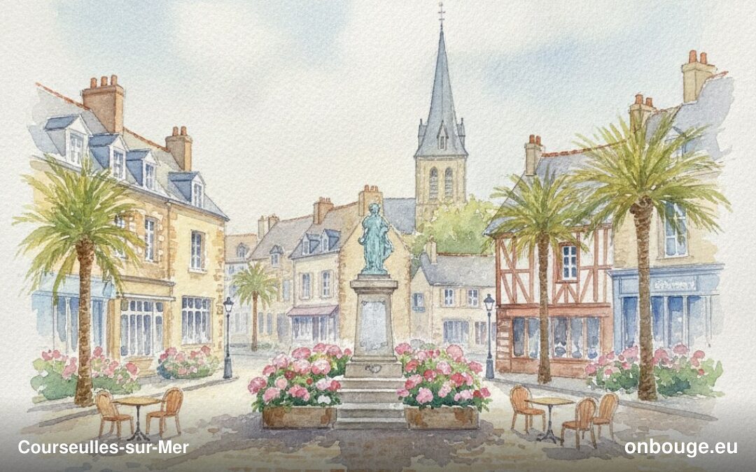 Aquarelle de Courseulles-sur-Mer