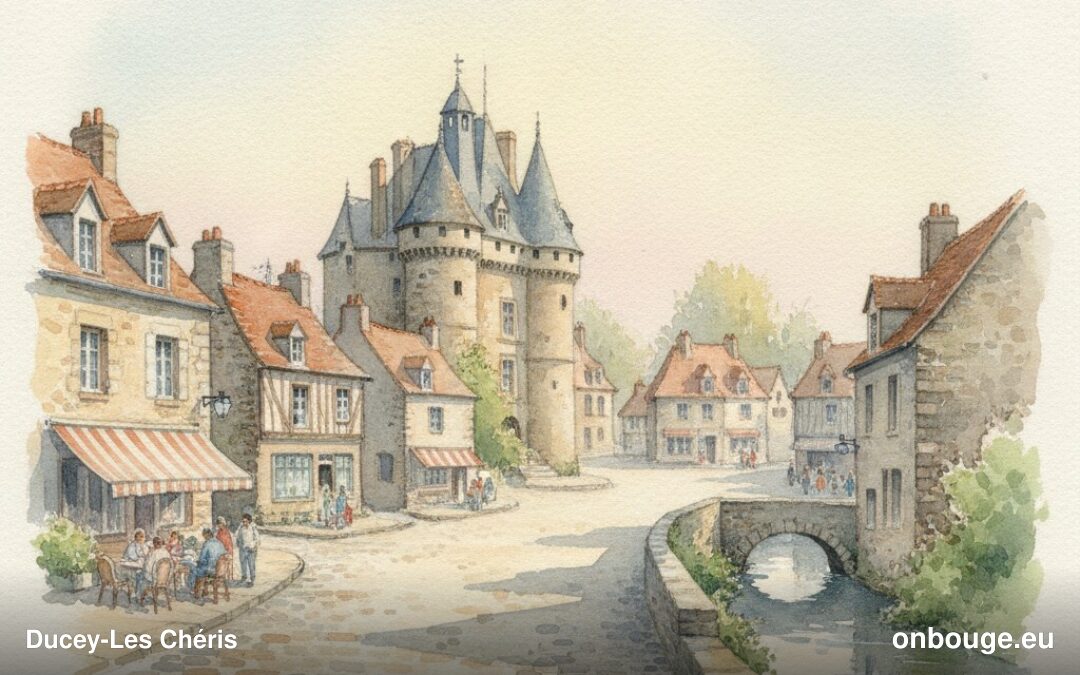 Aquarelle de Ducey-Les Chéris