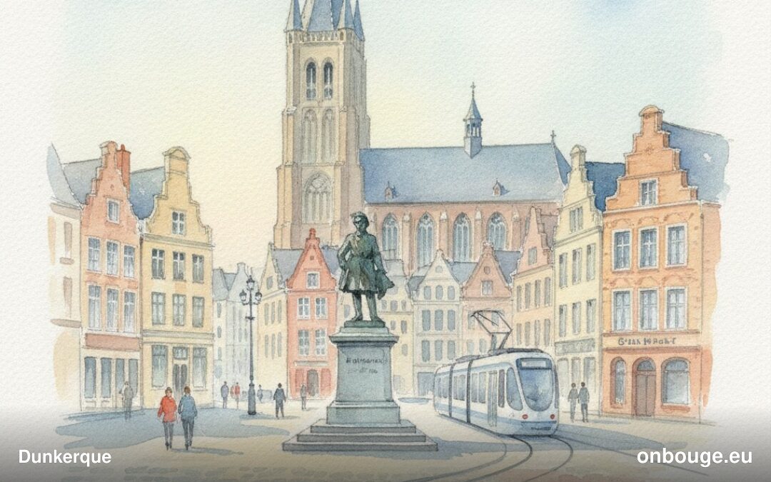 Aquarelle de Dunkerque