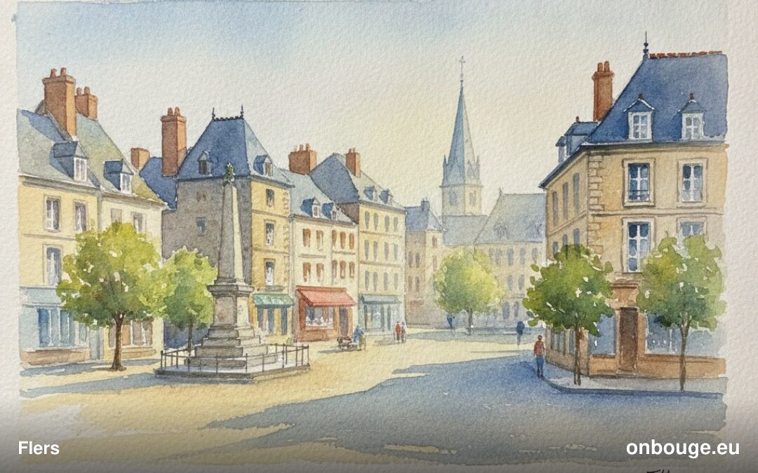 Aquarelle de Flers