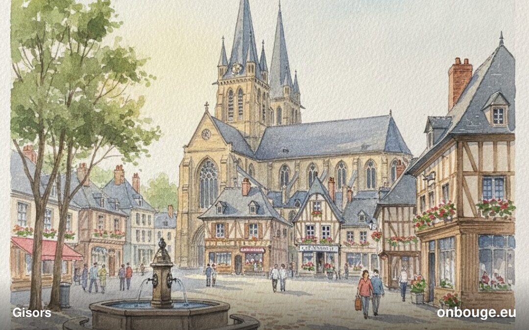 Aquarelle de Gisors