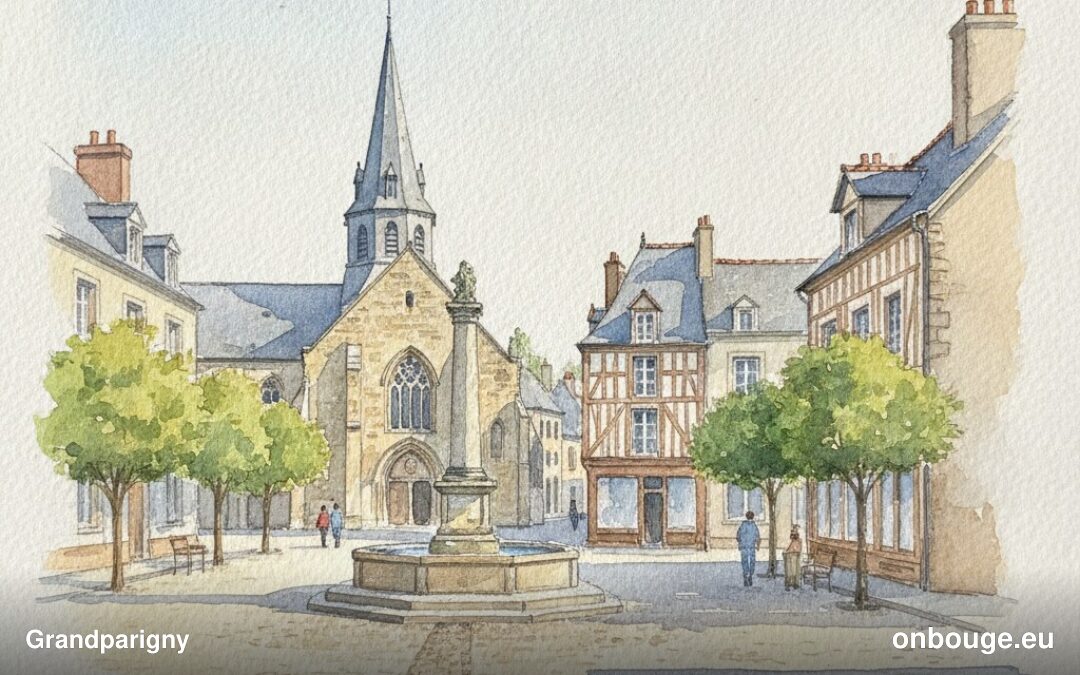 Aquarelle de Grandparigny