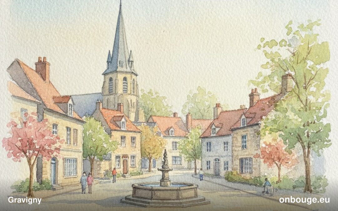 Aquarelle de Gravigny