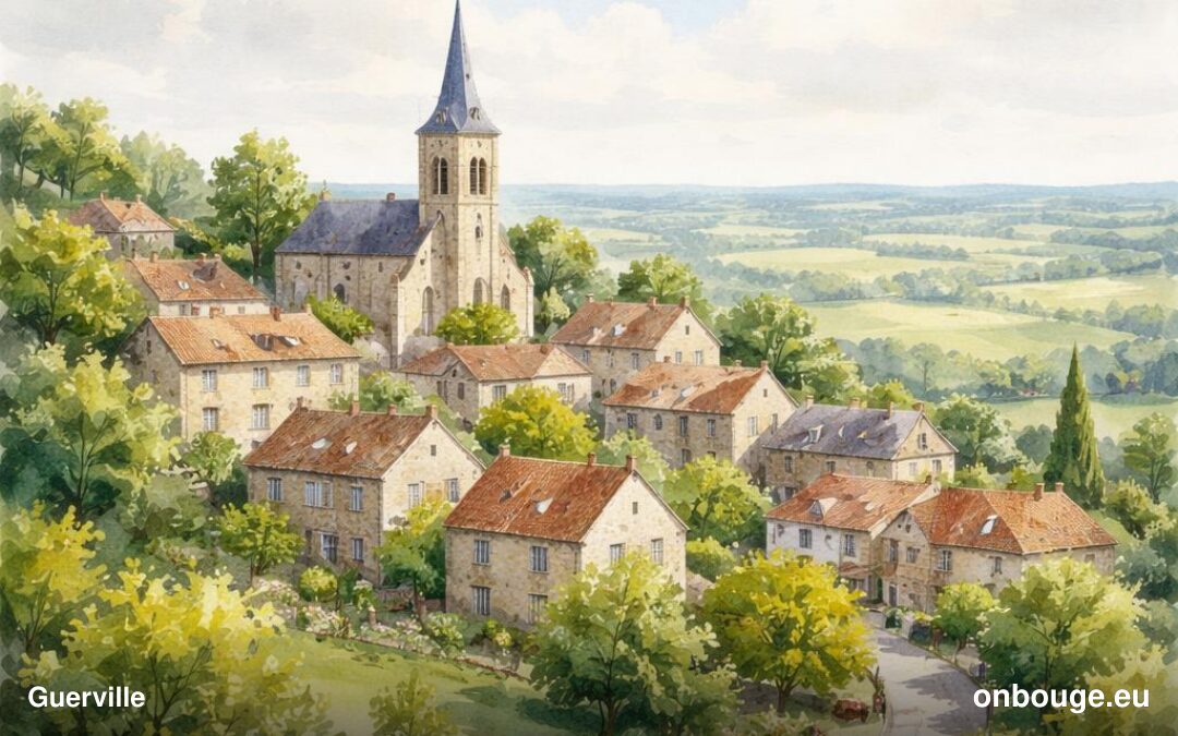 Aquarelle de Guerville