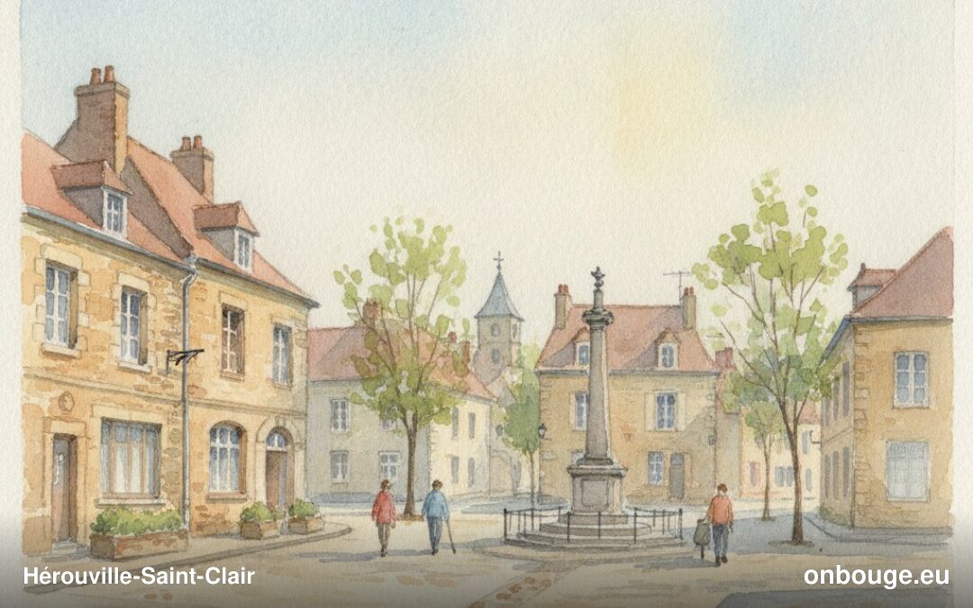 Aquarelle de Hérouville-Saint-Clair