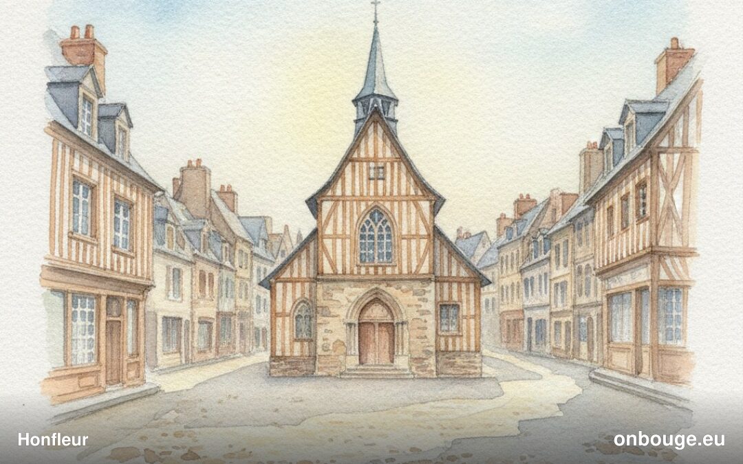 Aquarelle de Honfleur