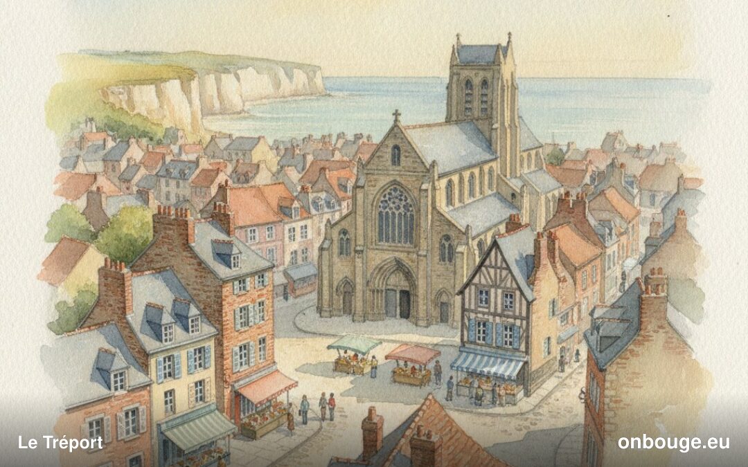 Aquarelle de Le Tréport