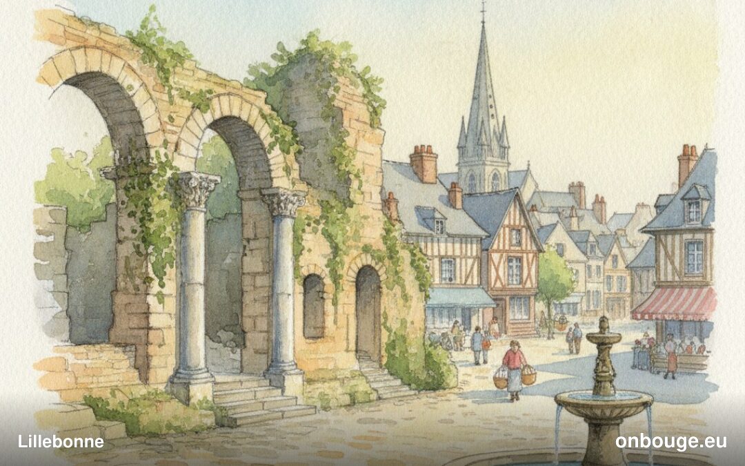 Aquarelle de Lillebonne