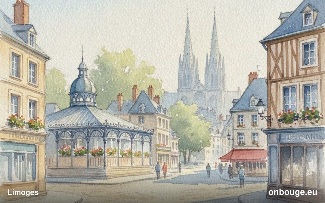 Aquarelle de Limoges