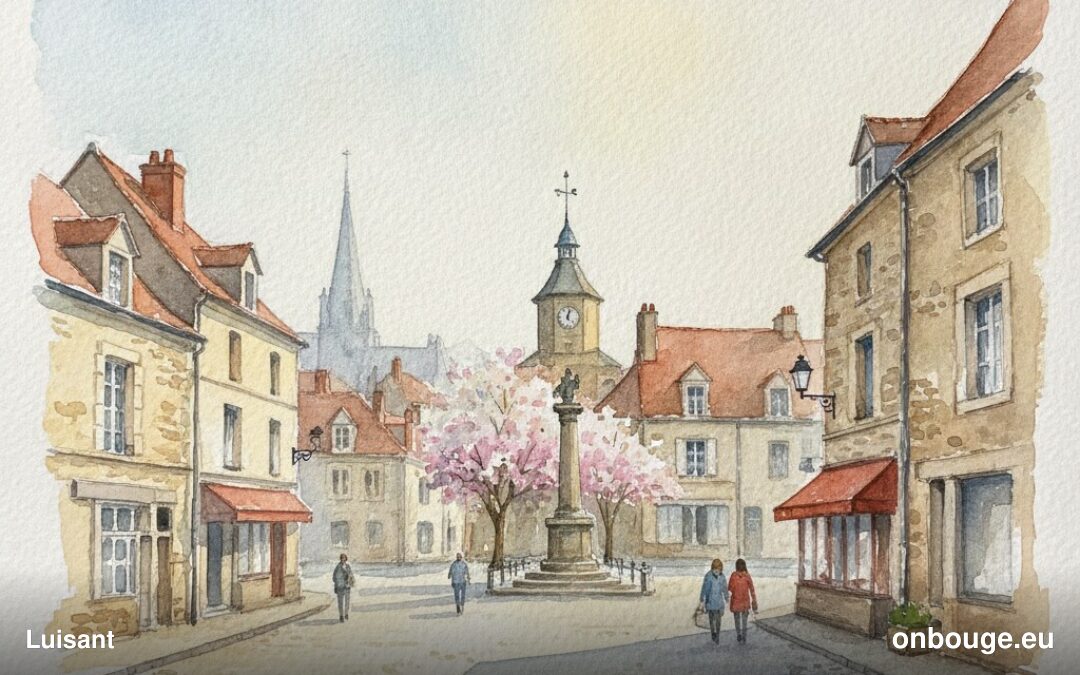 Aquarelle de Luisant