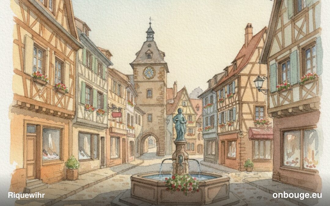 Aquarelle de Riquewihr