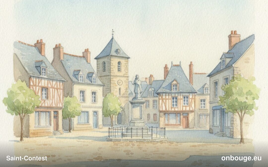 Watercolor of Saint-Contest