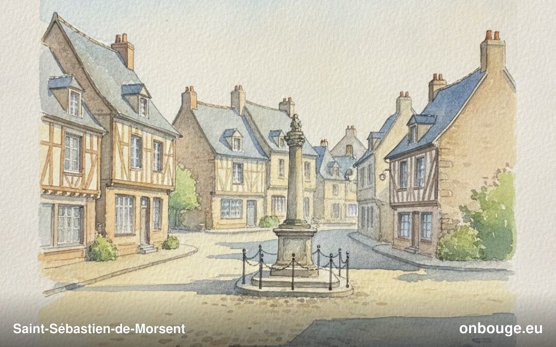 Aquarelle de Saint-Sébastien-de-Morsent