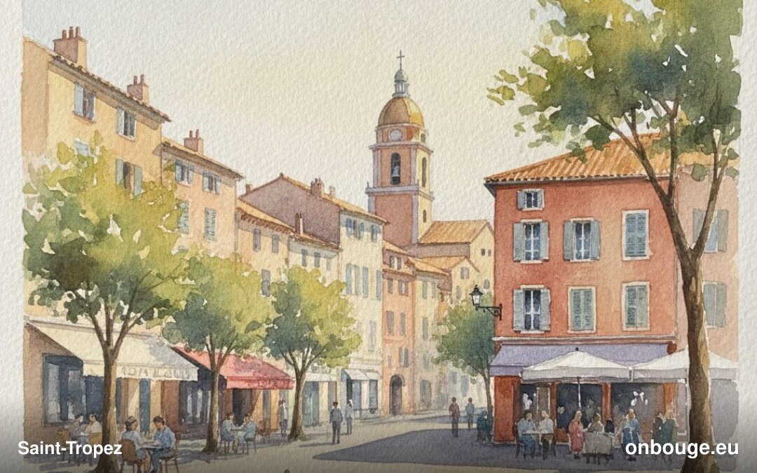 Aquarelle de Saint-Tropez