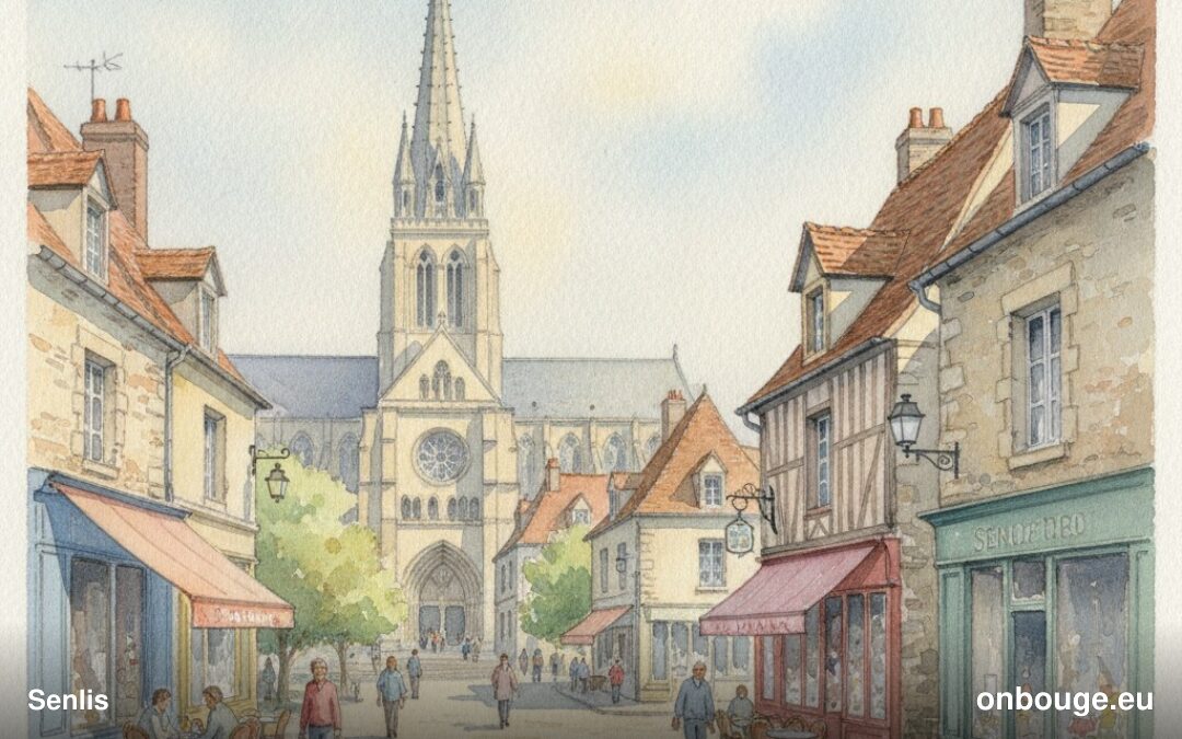Aquarelle de Senlis