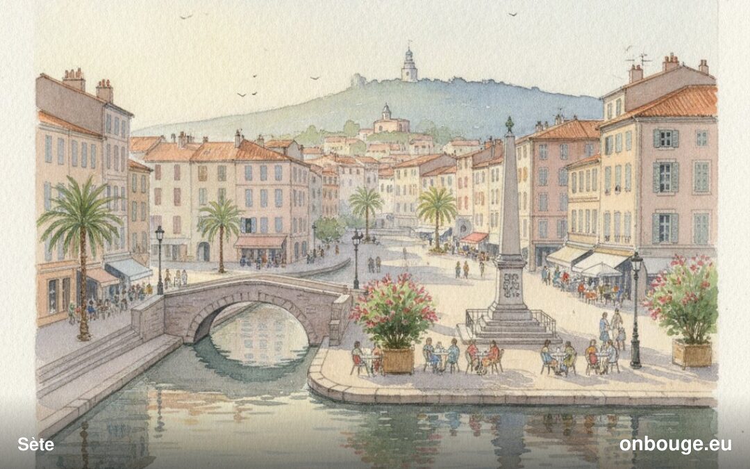 Aquarelle de Sète