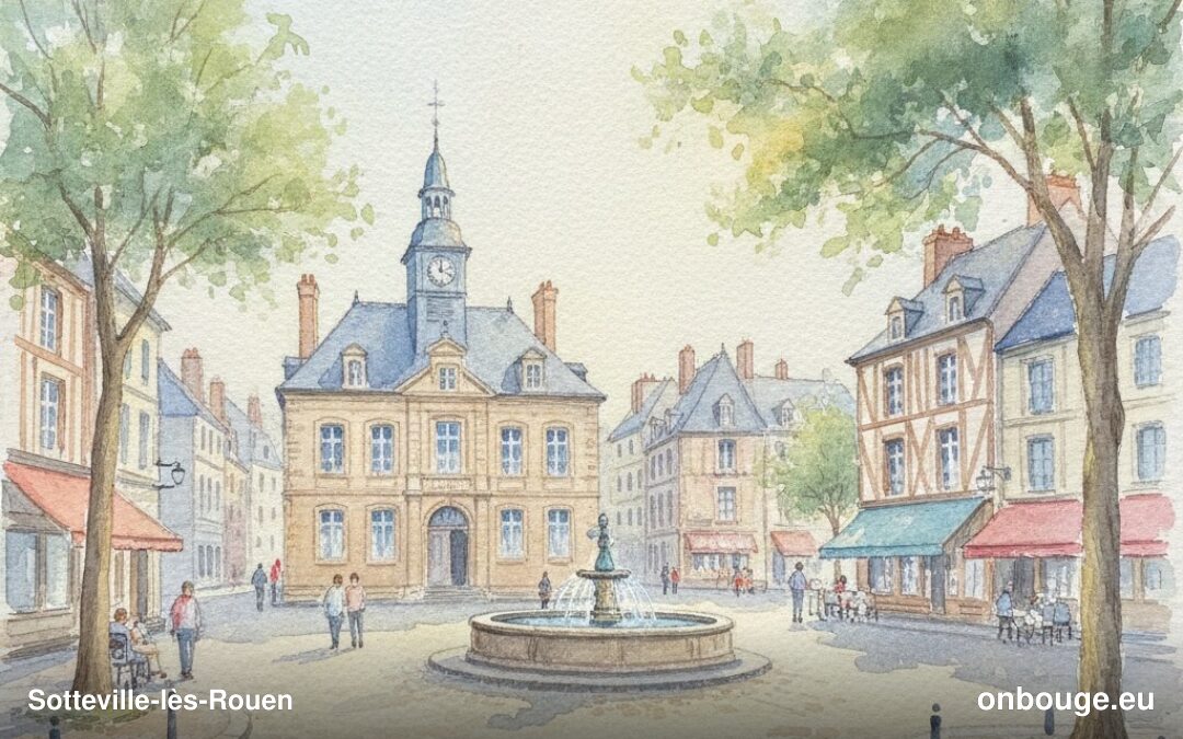 Aquarelle de Sotteville-lès-Rouen