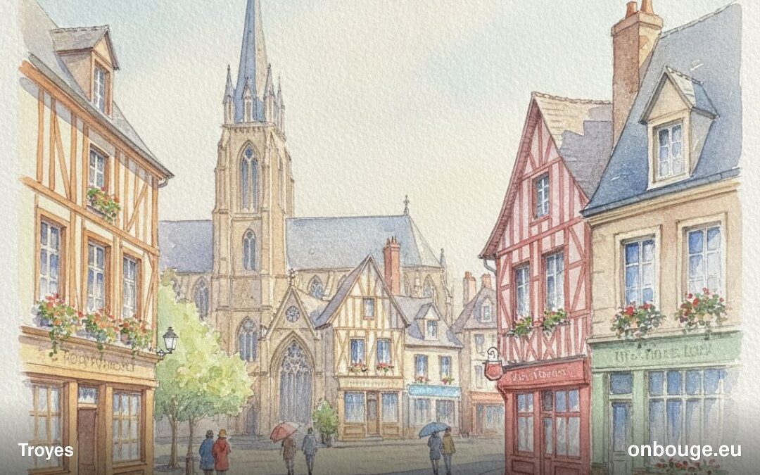 Aquarelle de Troyes