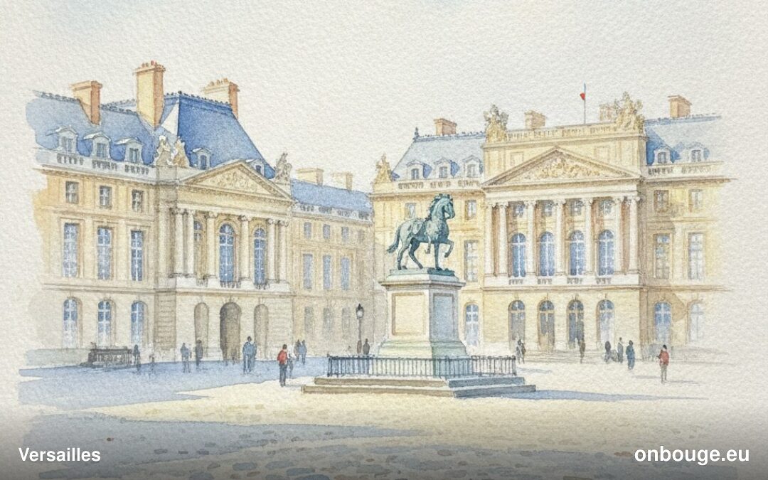 Aquarelle de Versailles