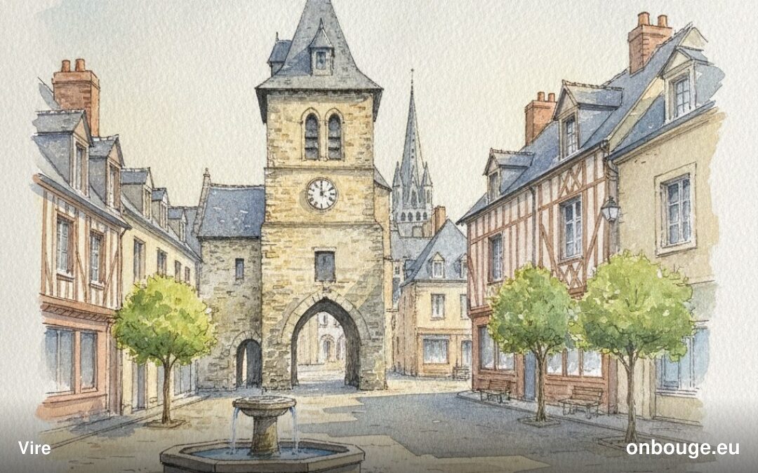 Aquarelle de Vire