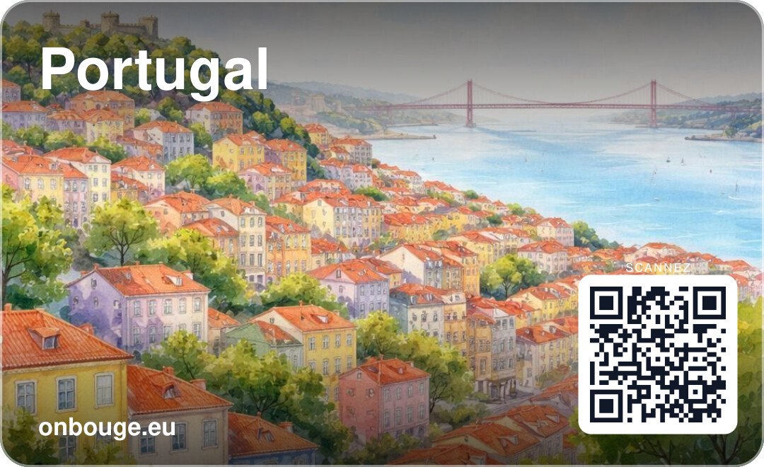 Portugal — carte OnBouge avec QR