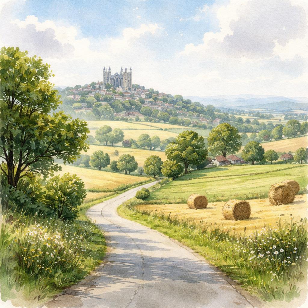 Aisne — illustration départementale (aquarelle de la ville à venir)