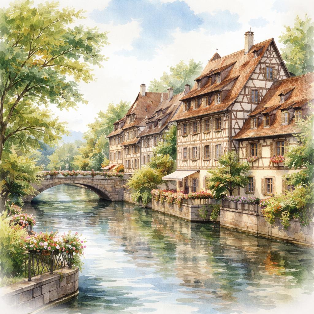Bas-Rhin — illustration départementale (aquarelle de la ville à venir)
