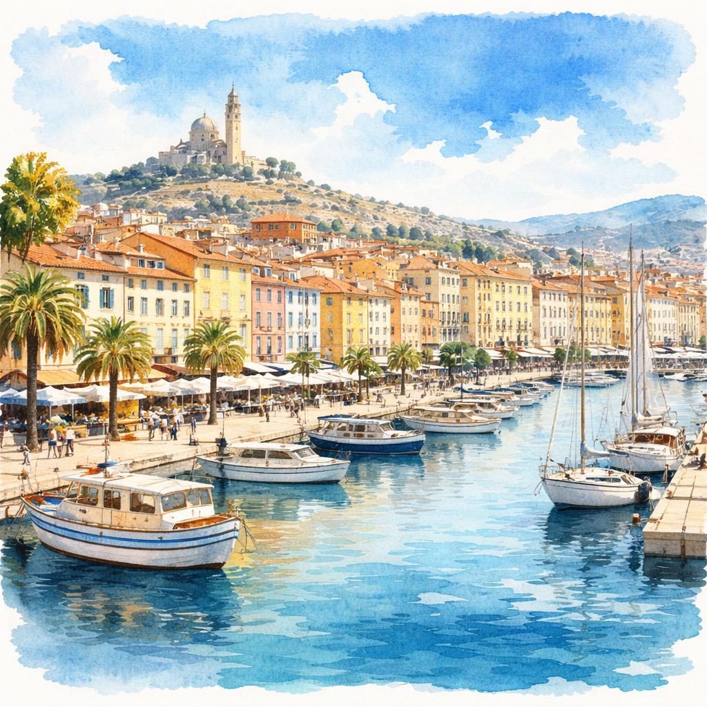 Bouches-du-Rhône — illustration départementale (aquarelle de la ville à venir)