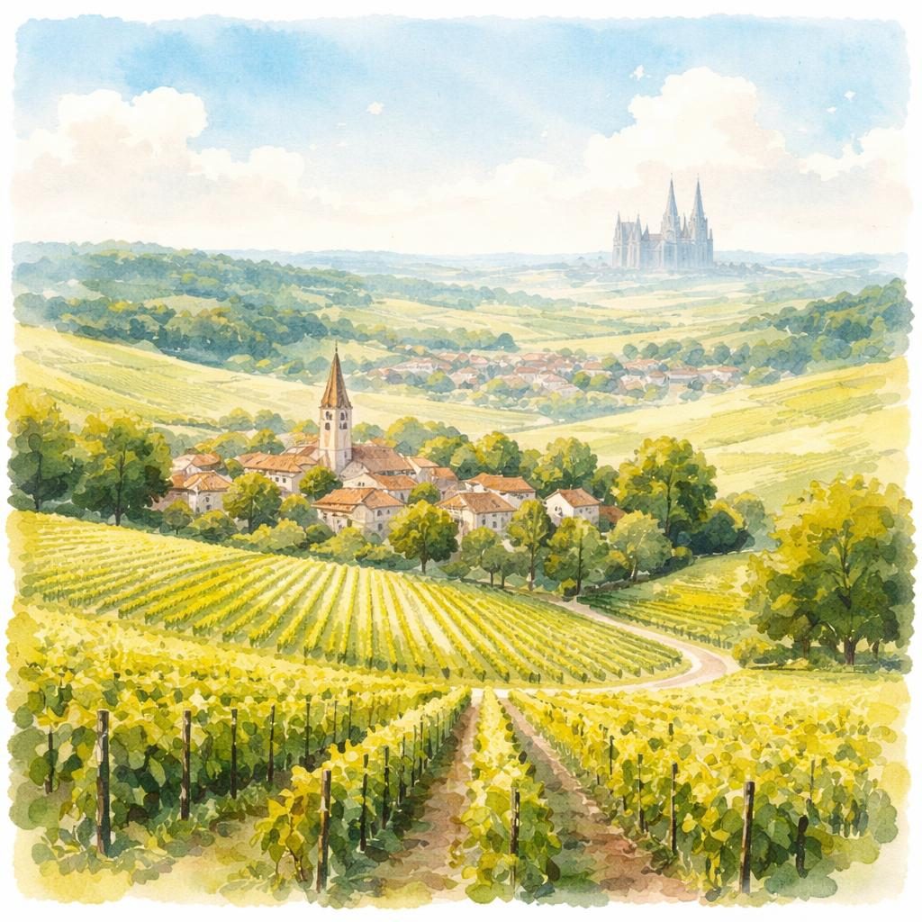 Marne — illustration départementale (aquarelle de la ville à venir)