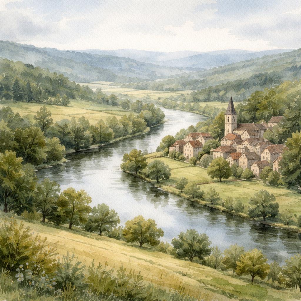 Meuse — illustration départementale (aquarelle de la ville à venir)