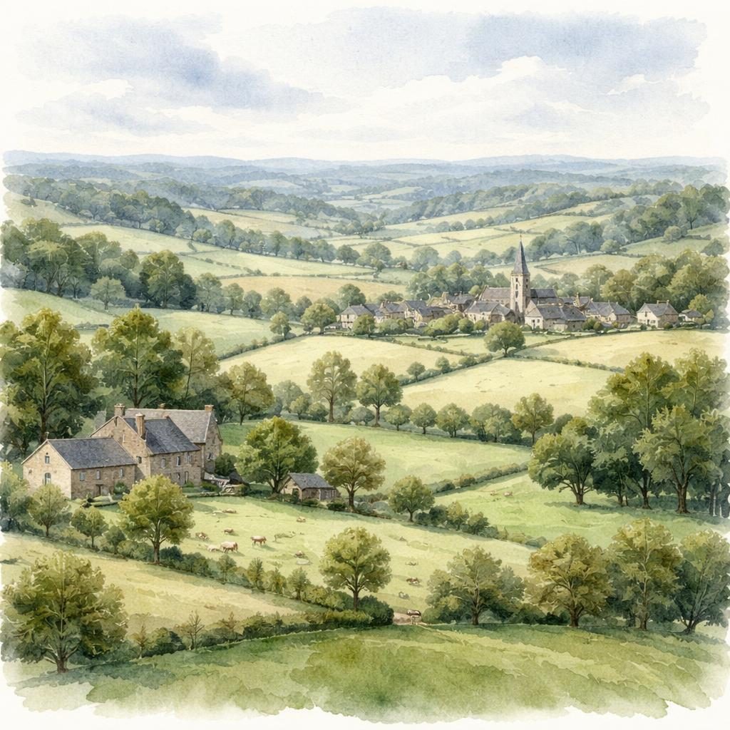 Orne — illustration départementale (aquarelle de la ville à venir)