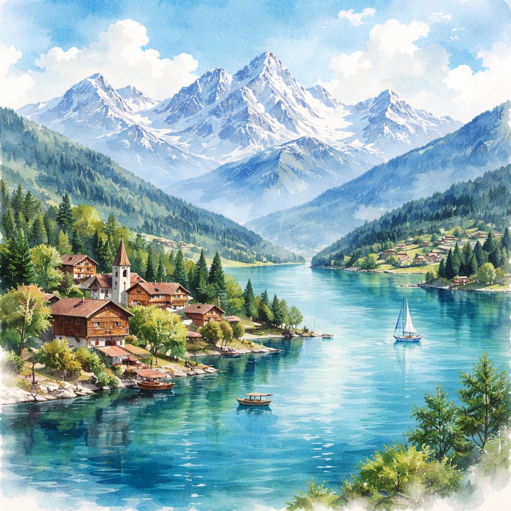 Savoie — illustration départementale (aquarelle de la ville à venir)