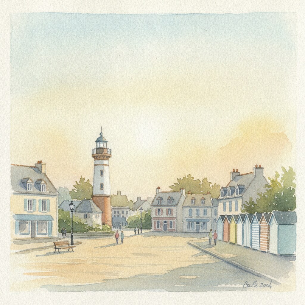 Agon-Coutainville — aquarelle — France