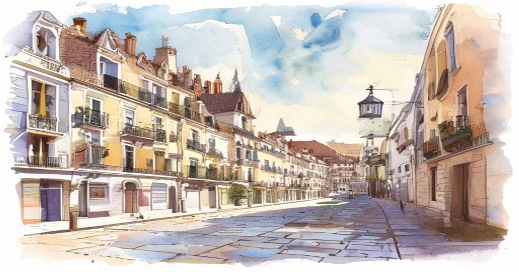 Aquarelle de Badajoz