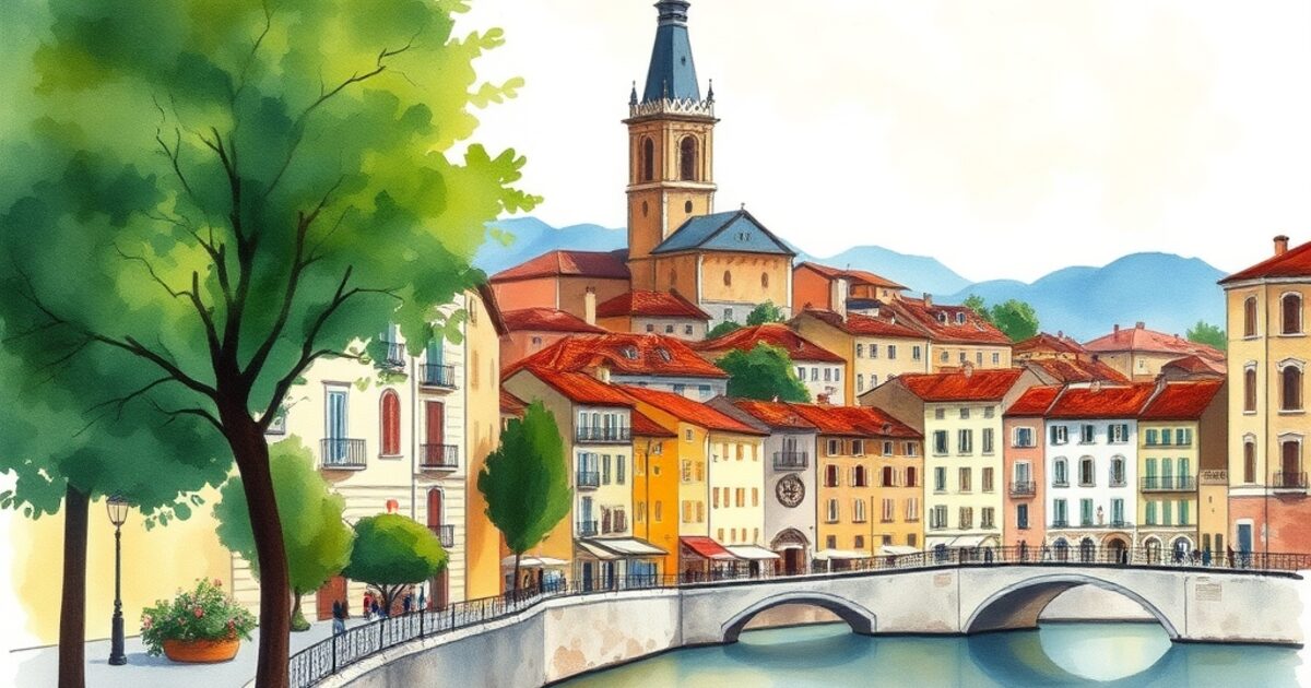 Aquarelle de Barcelone