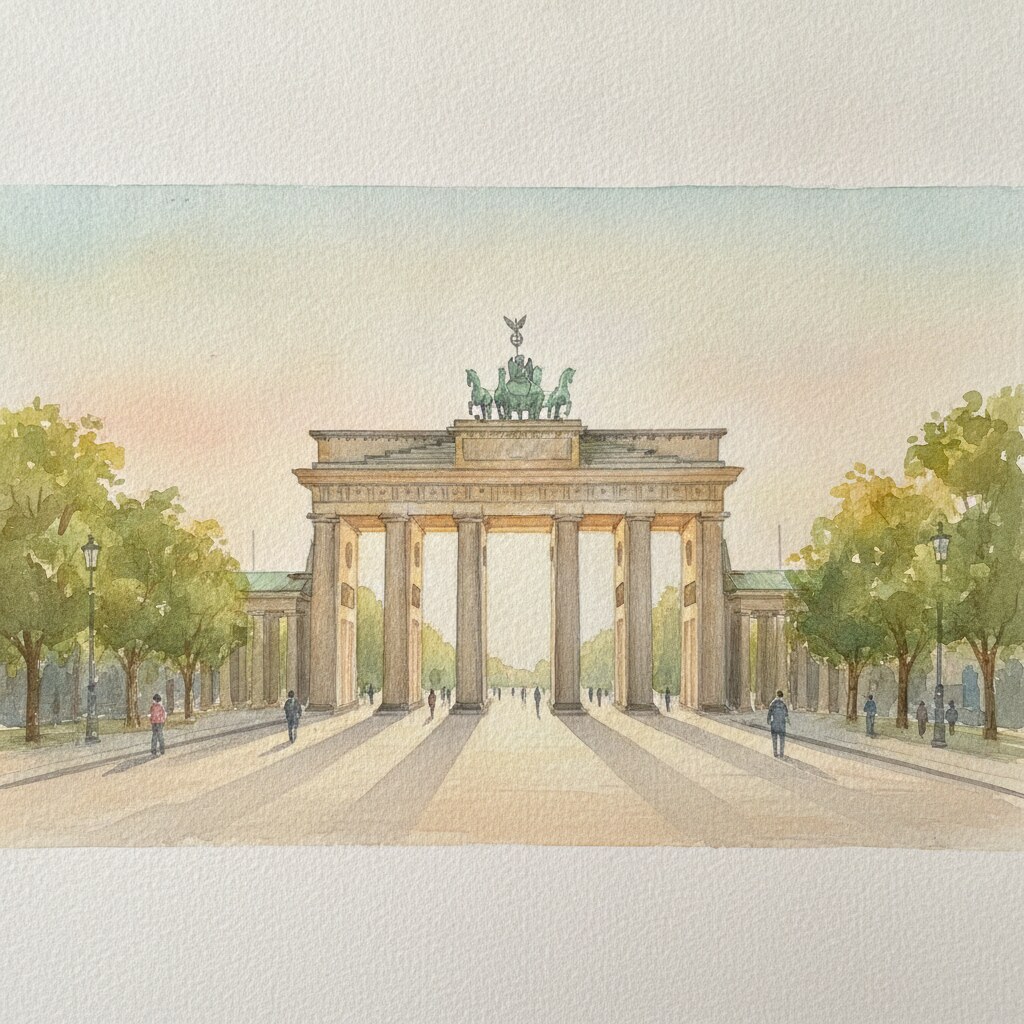 Aquarelle de Berlin