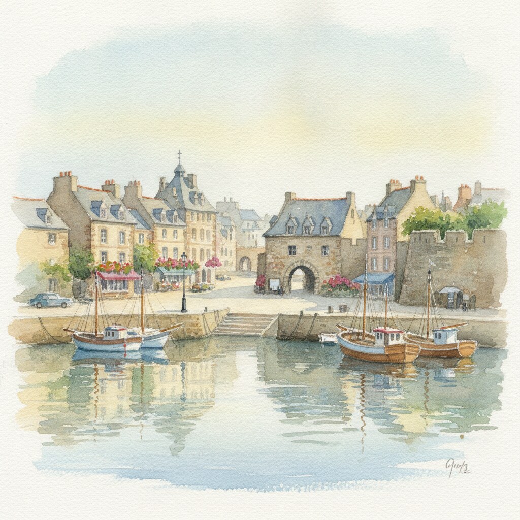 Concarneau — aquarelle — France
