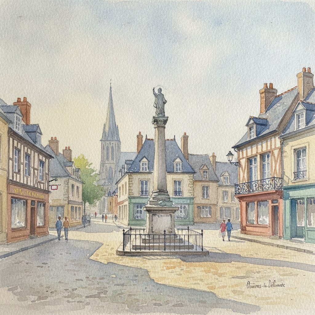 Douvres-la-Délivrande — aquarelle — France