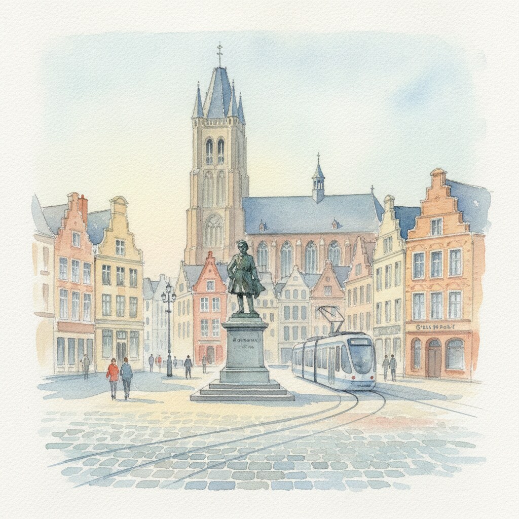 Dunkerque — aquarelle — France