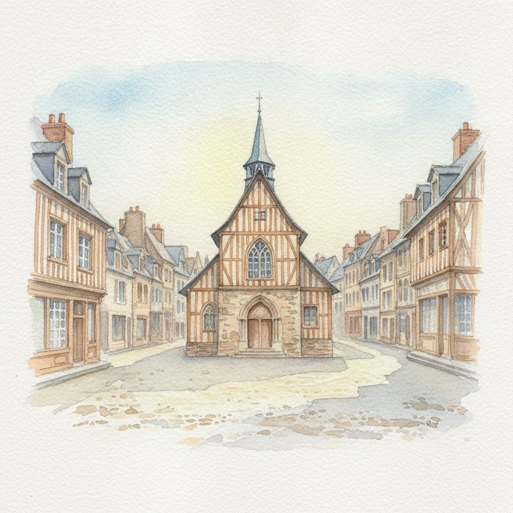 Honfleur — aquarelle — France