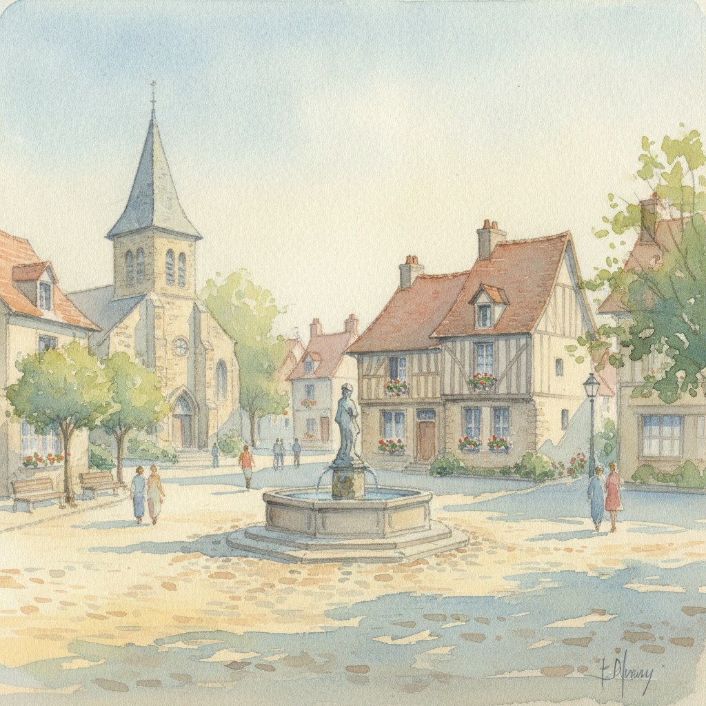 La Frénaye — aquarelle — France