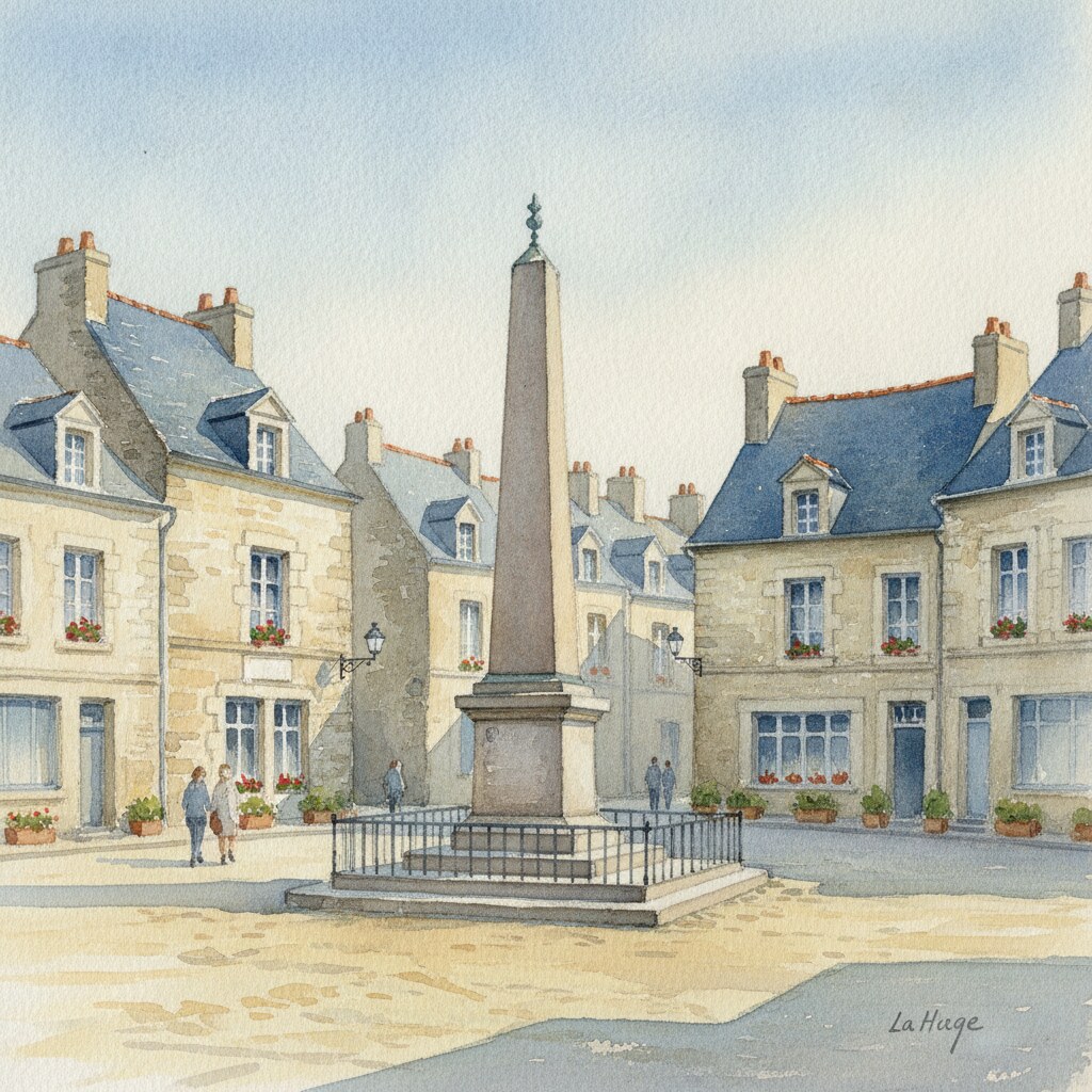 La Hague — aquarelle — France