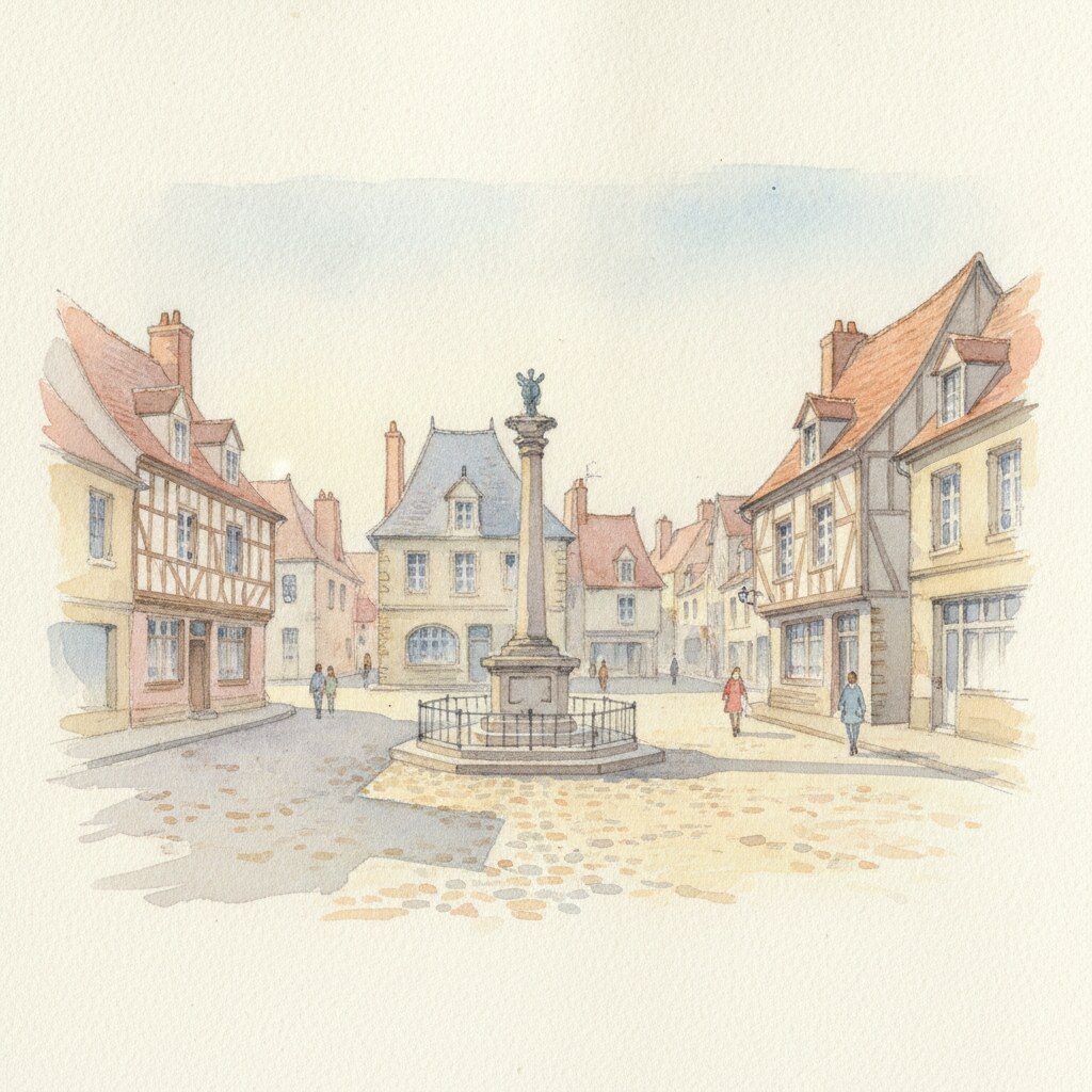 Le Val d'Hazey — aquarelle — France