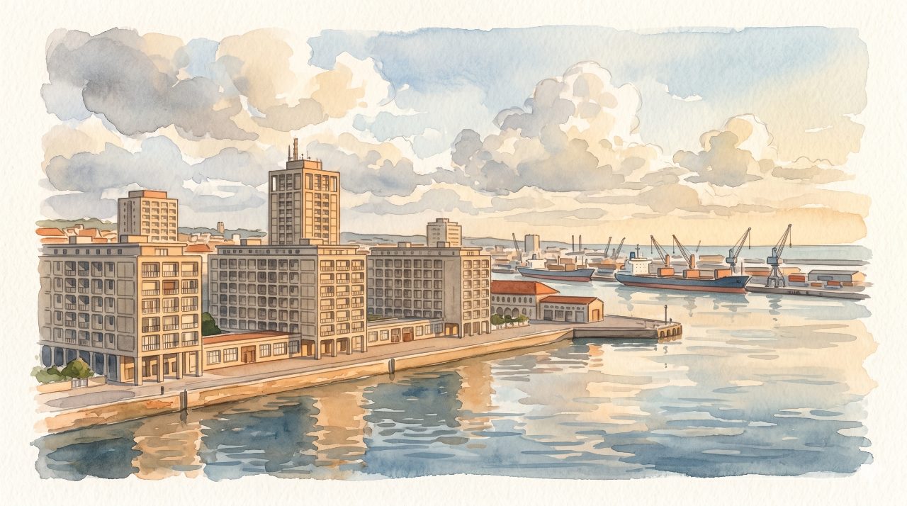 Lyon — aquarelle — France