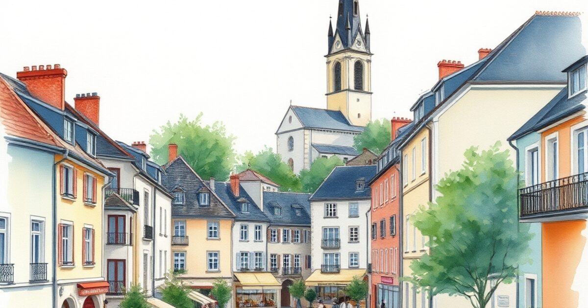 Aquarelle de Puteaux