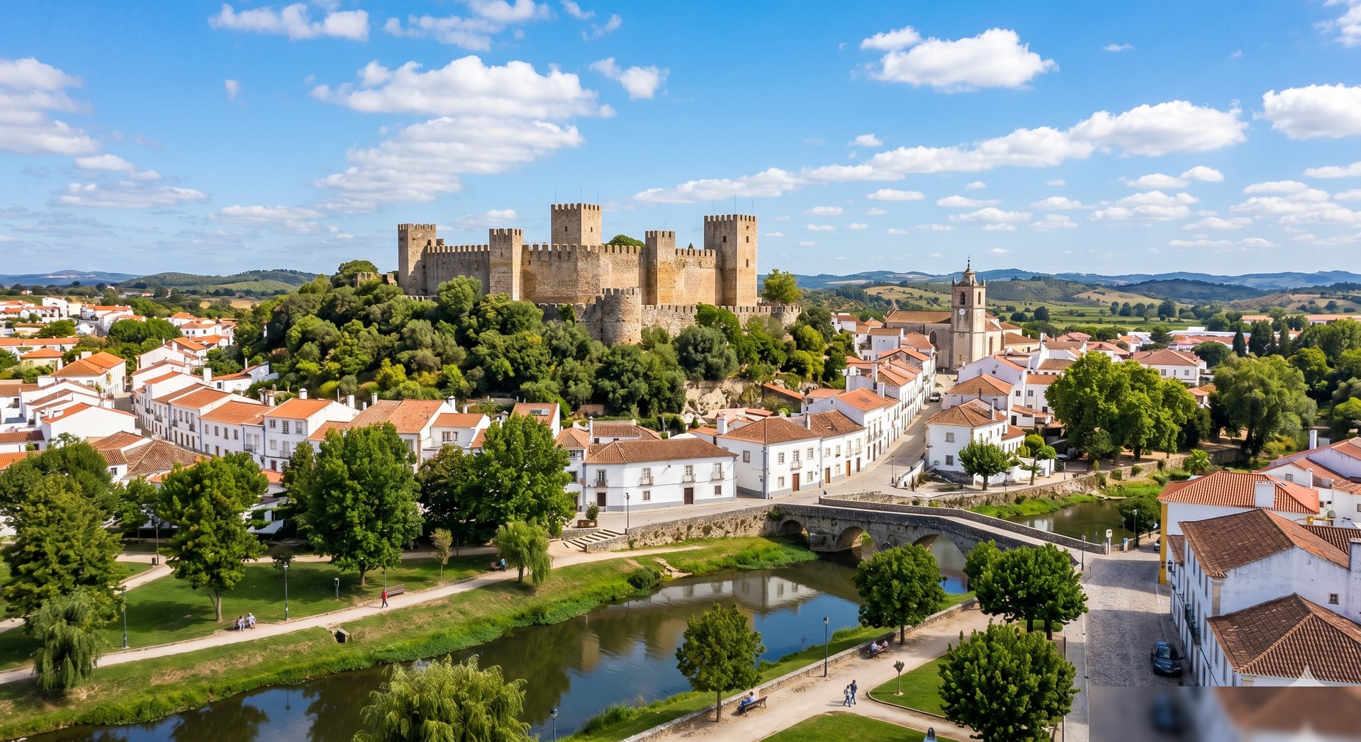 Torres Novas — aquarelle — Portugal