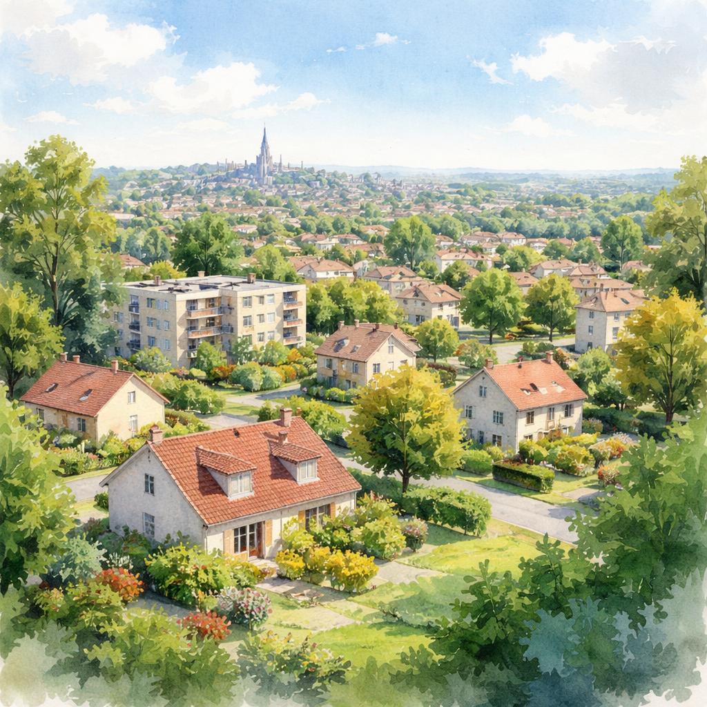 Vernouillet — aquarelle — France