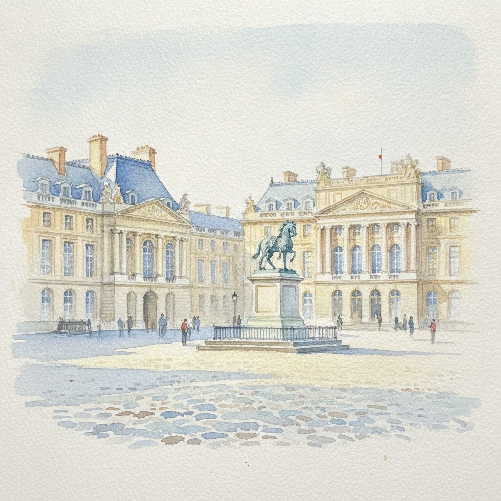 Versailles — aquarelle — France
